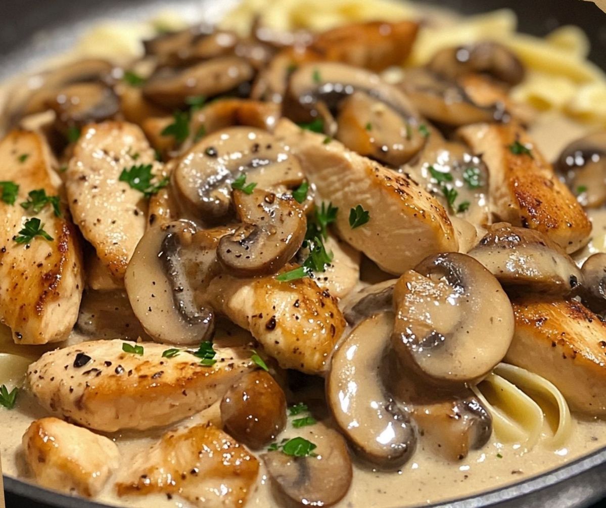 Chicken Mushroom Stroganoff