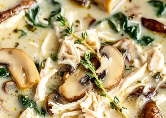 Rotisserie Chicken Mushroom Soup