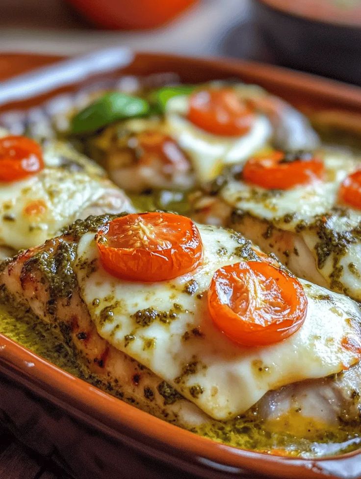 Pesto Chicken Bake