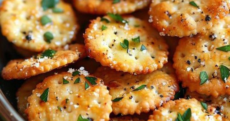 Garlic Bread Ritz Bits
