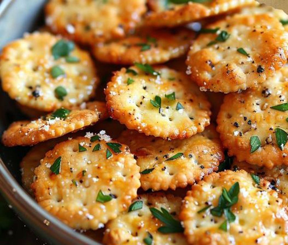 Garlic Bread Ritz Bits