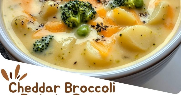 Cheddar Broccoli Potato Soup