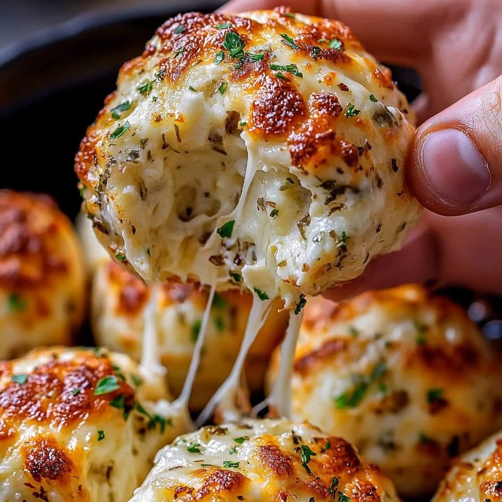 Cheesy Garlic Bread Balls