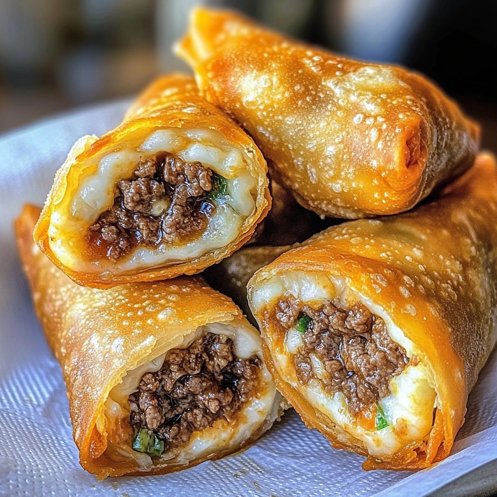 Easy Beef Egg Rolls