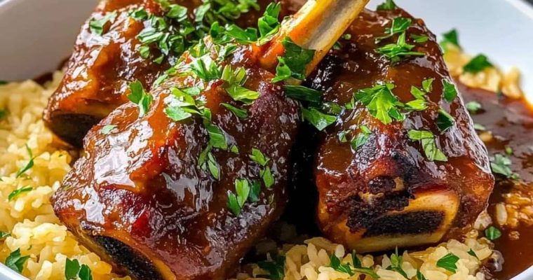 Braised Short Ribs with Rice