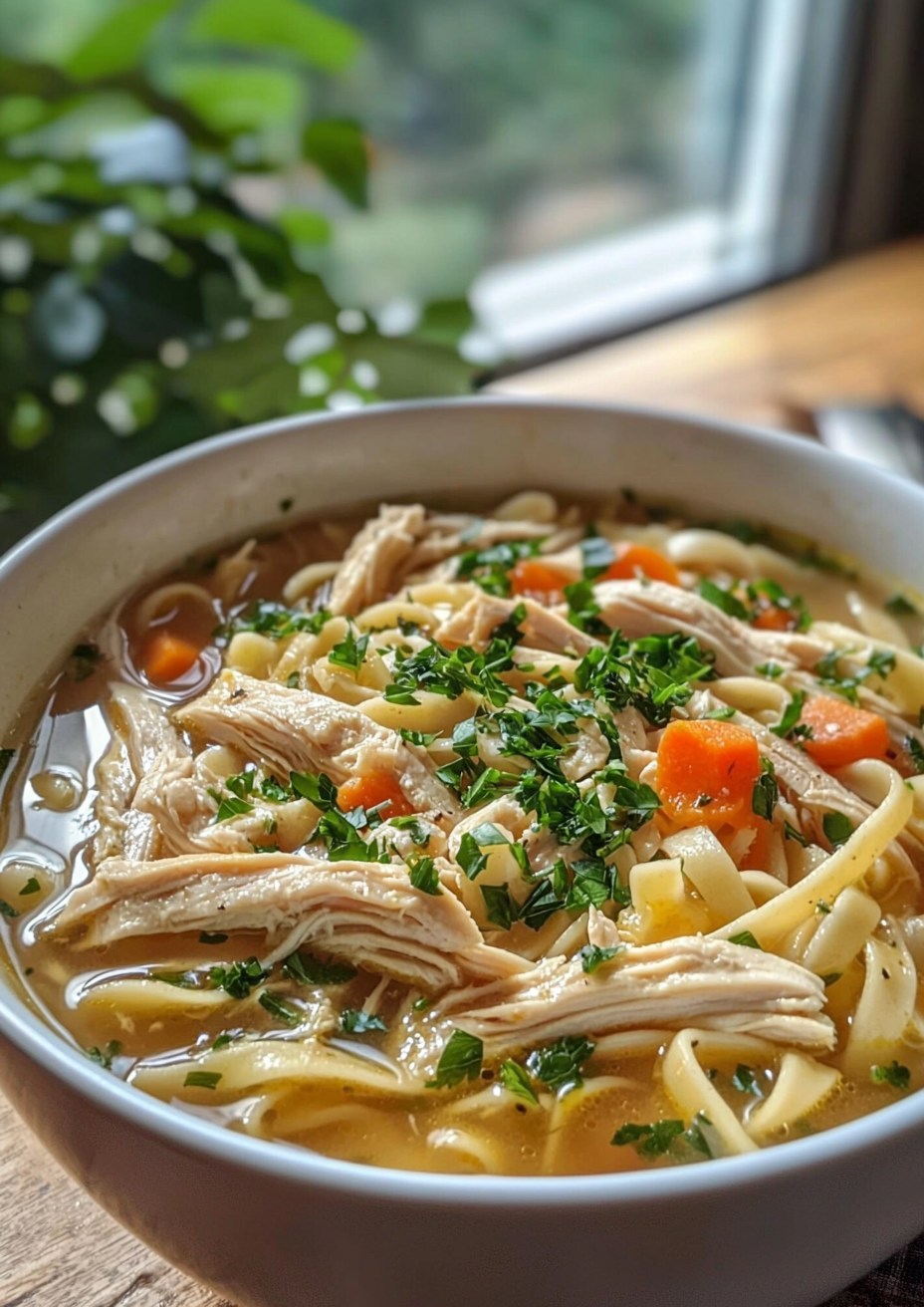 Crack Chicken Noodle Soup