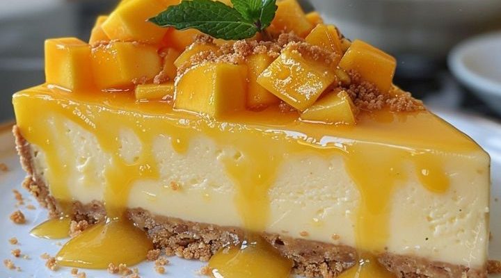 No bake Mango Cheesecake