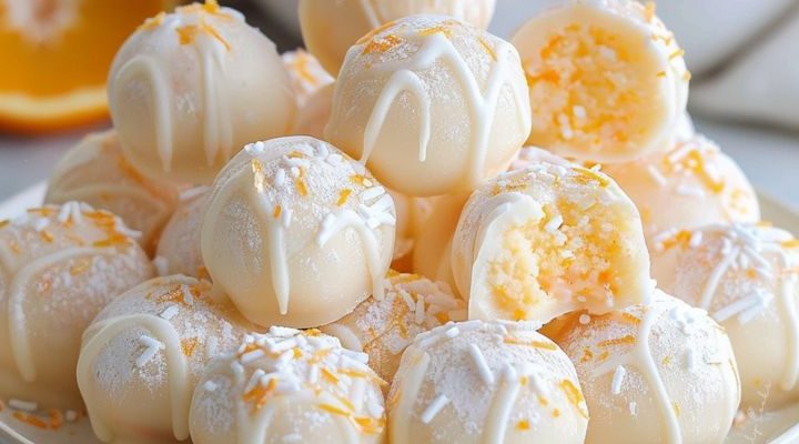 Orange Creamsicle Truffles