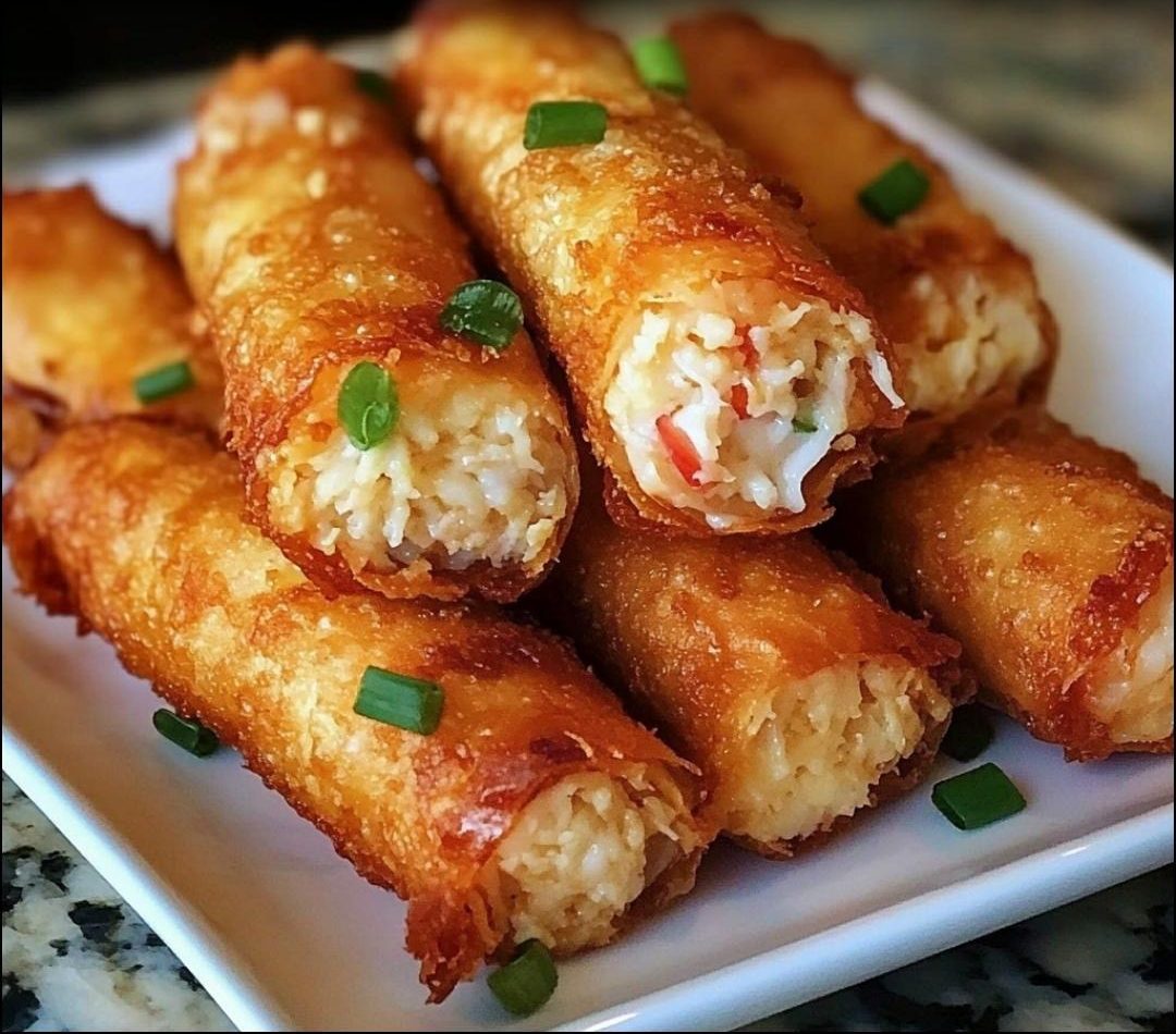 Crab Cake Egg Rolls