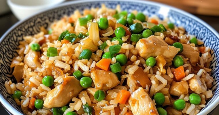 Garlic Chicken Fried Rice