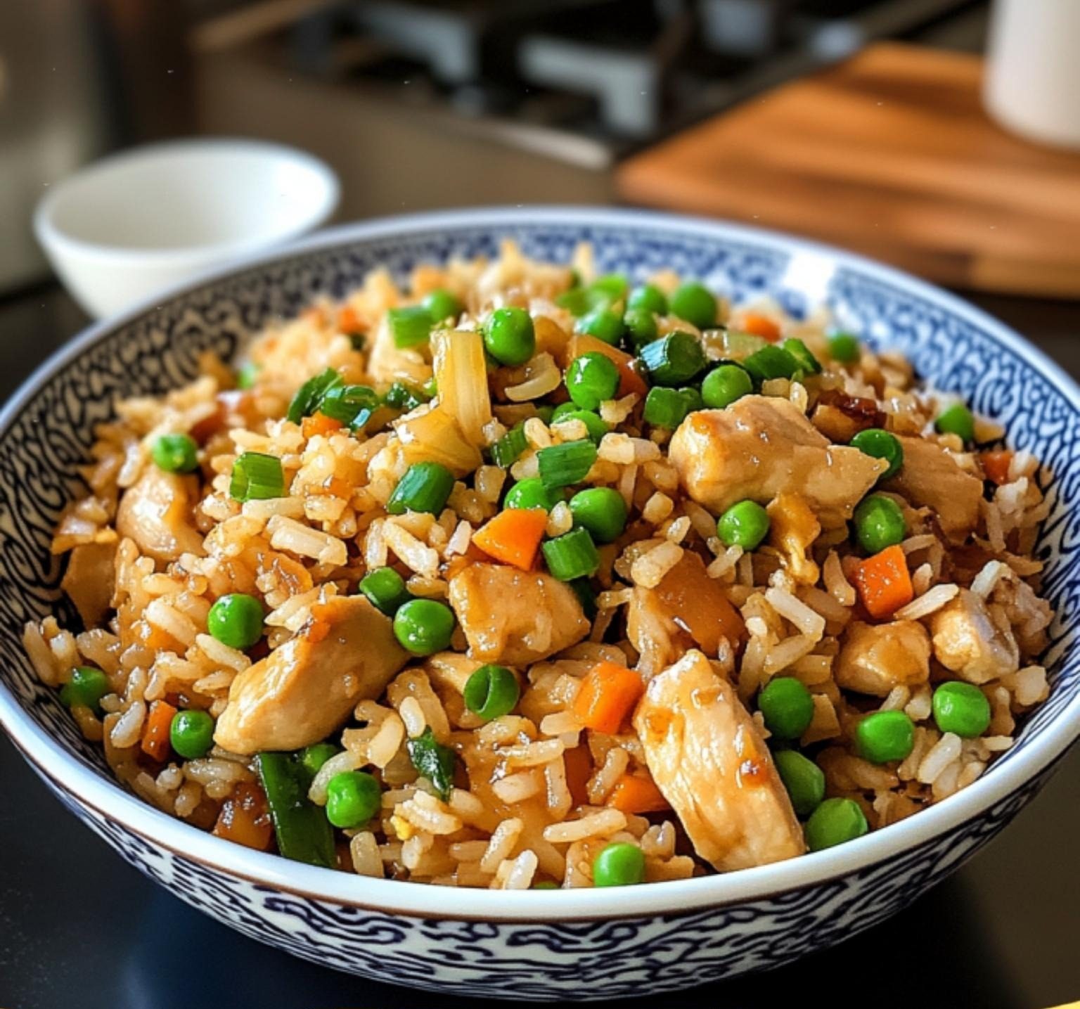 Garlic Chicken Fried Rice