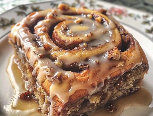 Banana Bread Cinnamon Rolls
