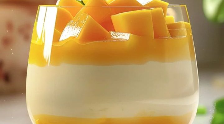 Mango Panna Cotta Delight