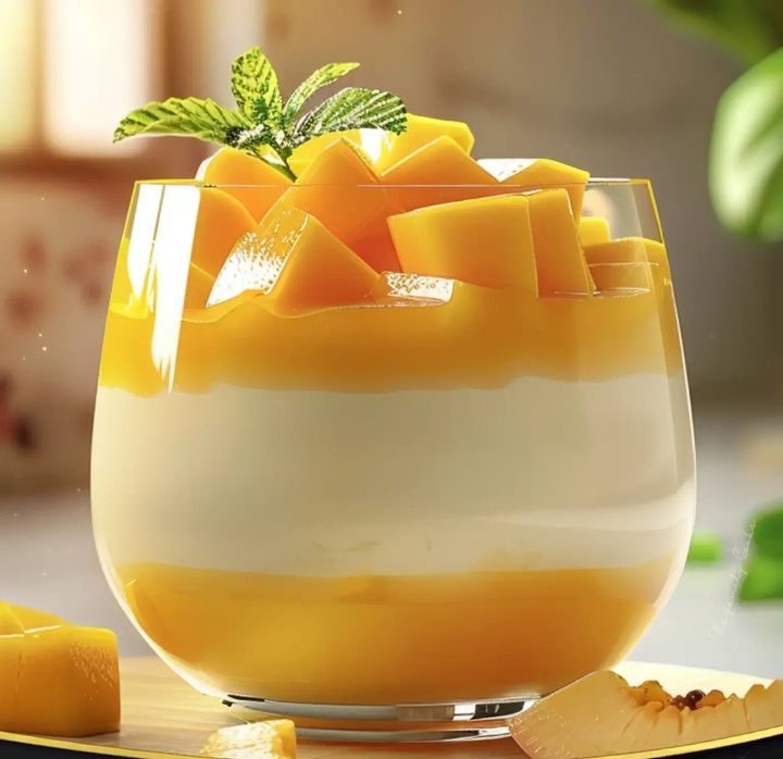 Mango Panna Cotta Delight