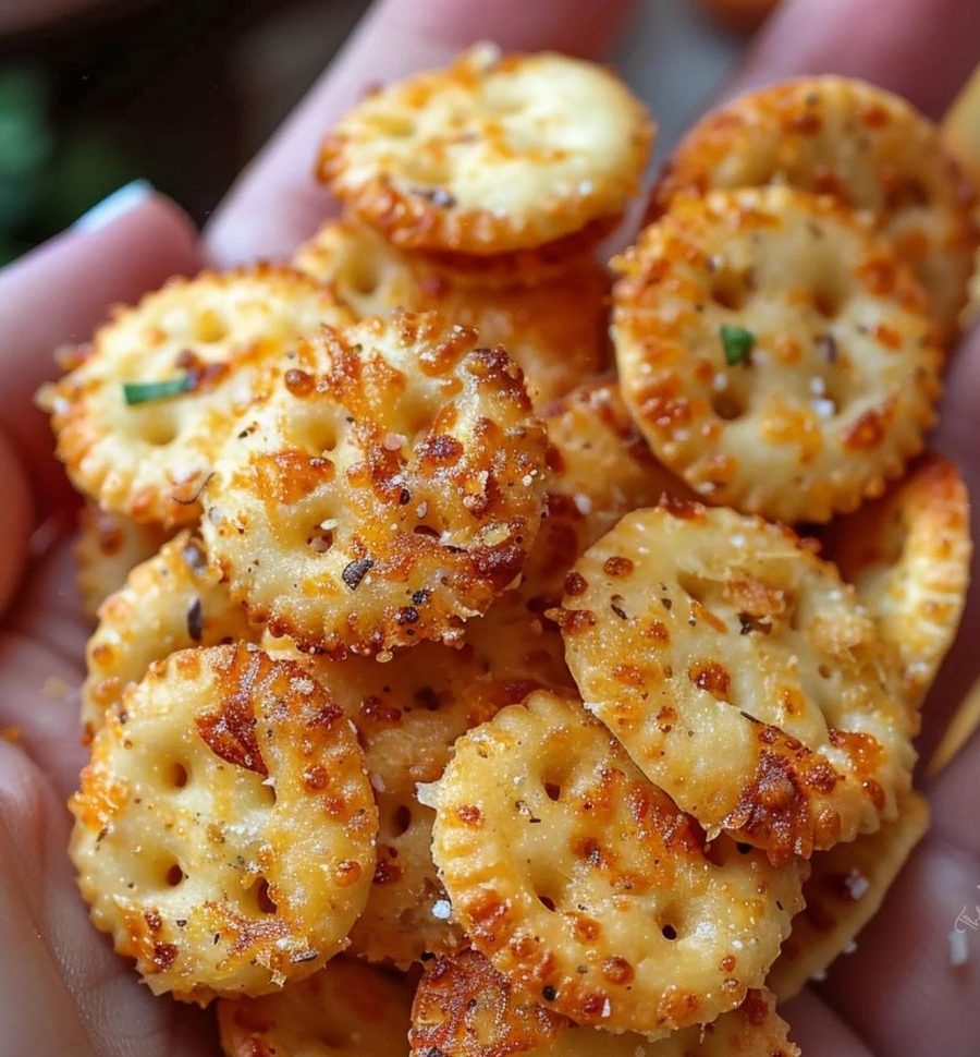 Garlic Bread Ritz Bits