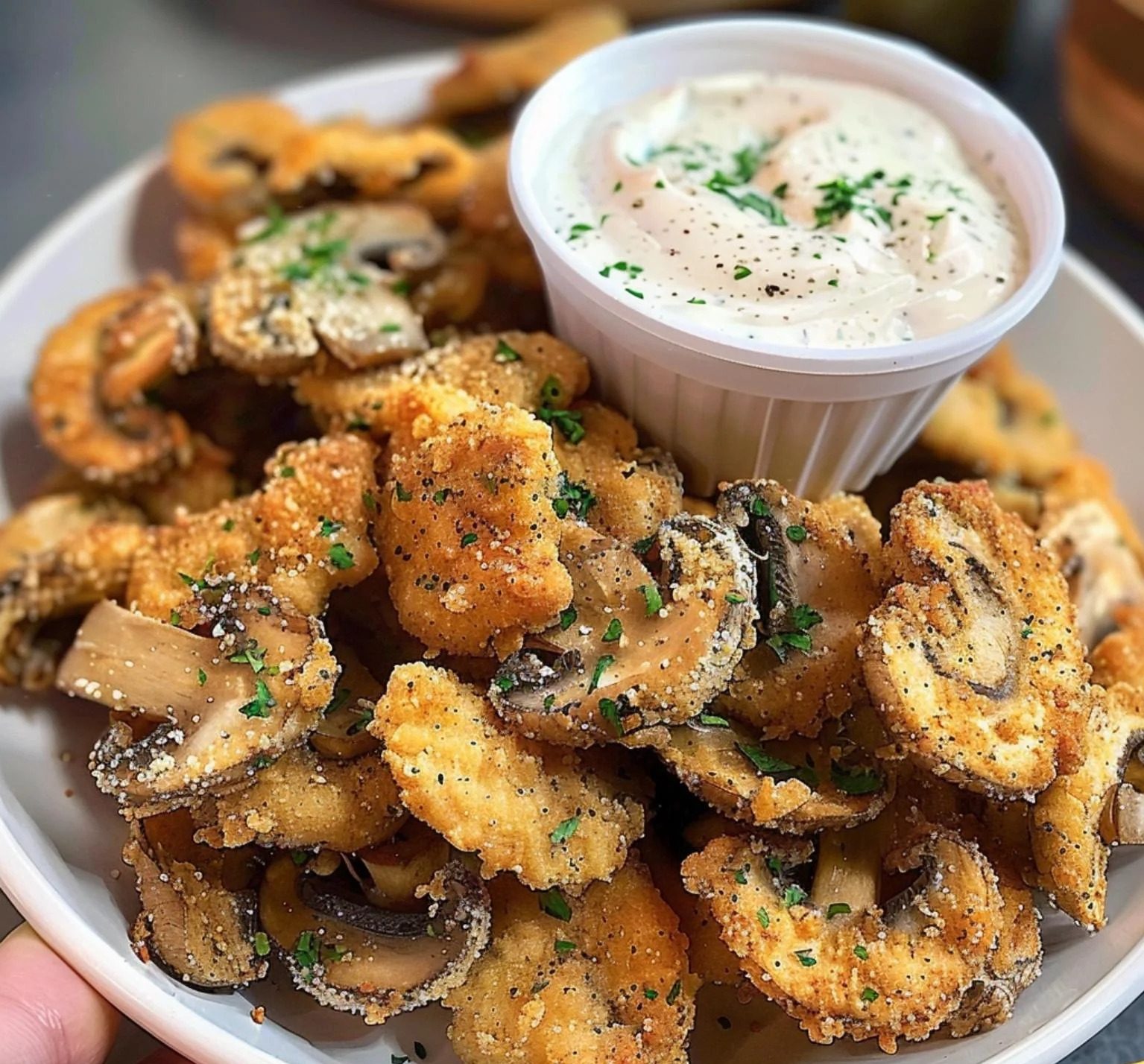 Crispy Fried Mushrooms