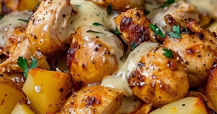 Garlic Parmesan Chicken and Potatoes