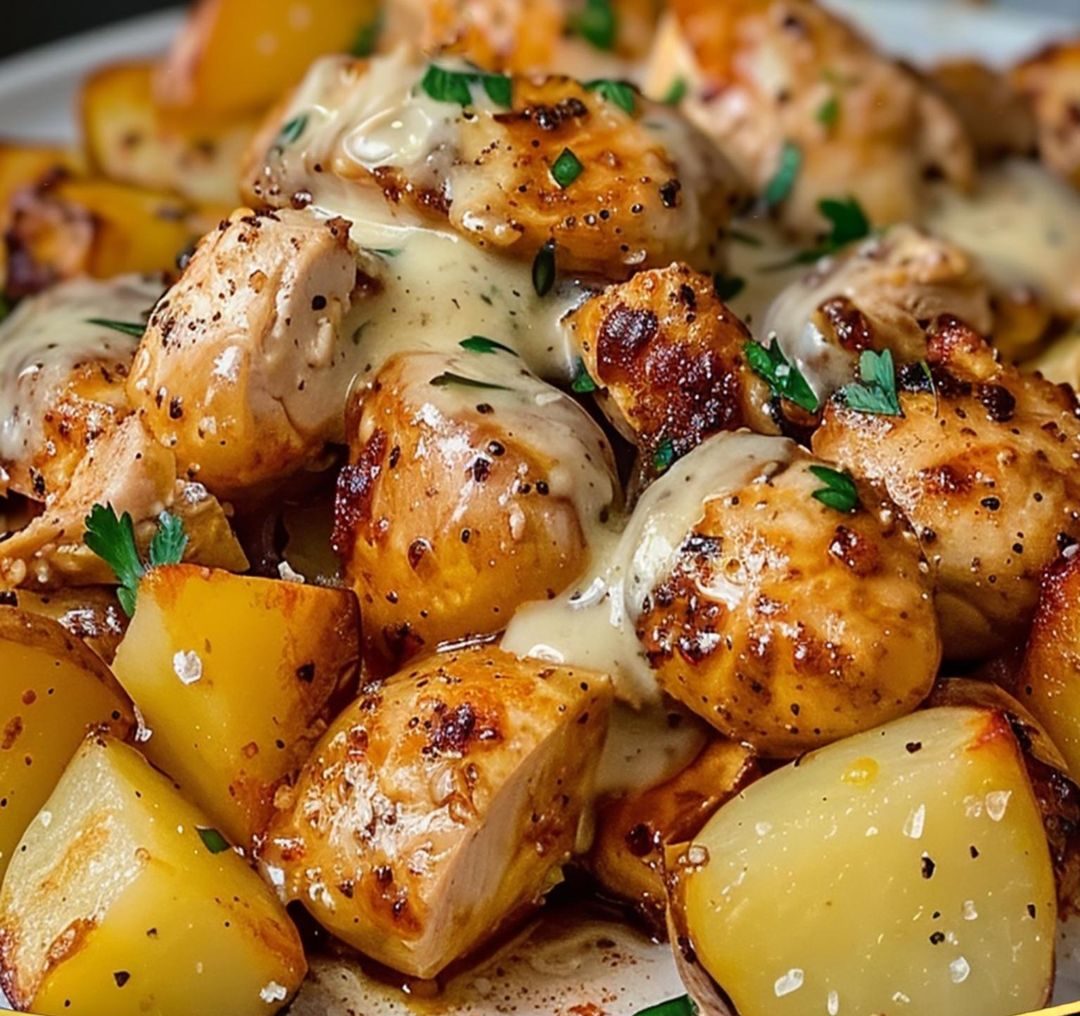Garlic Parmesan Chicken and Potatoes