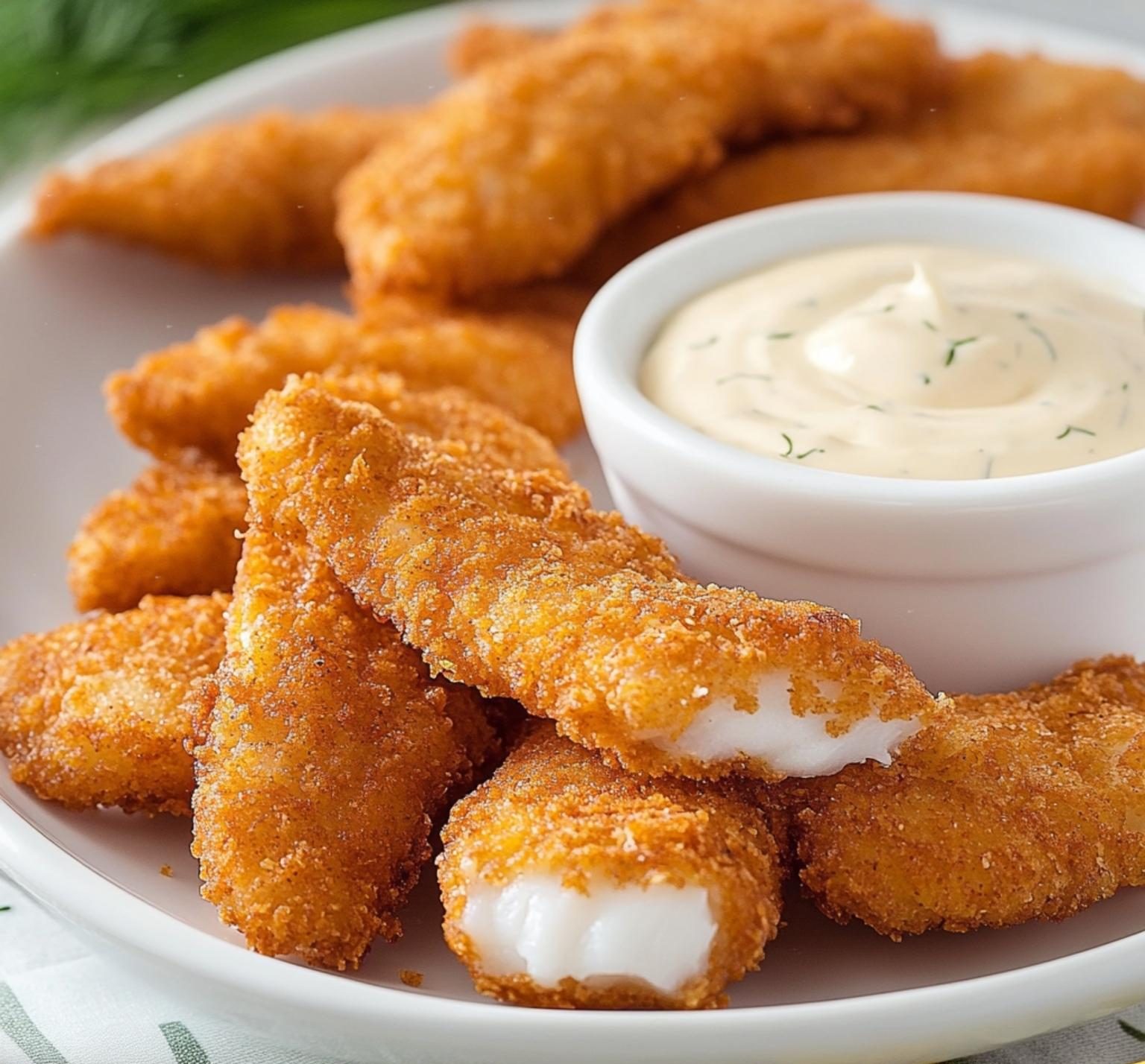 Crispy Fish With Dipping Sauce