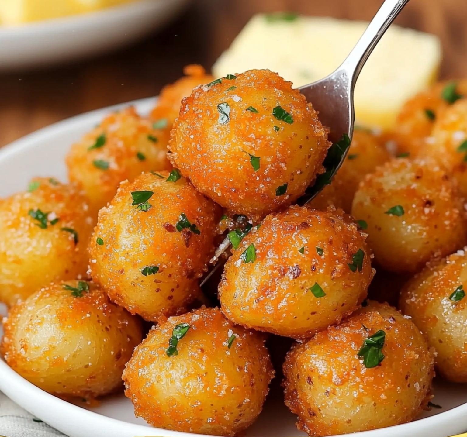 Garlic Potato Pops