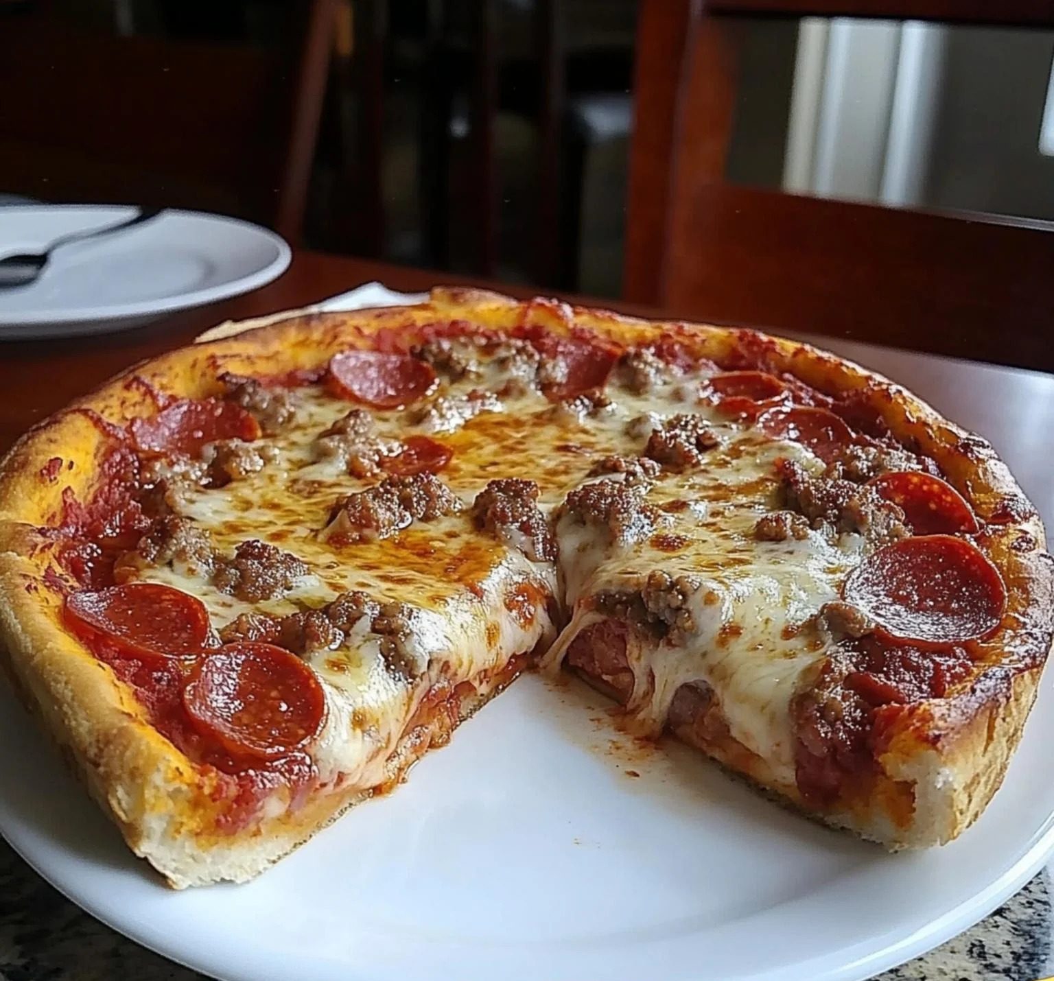 CHICAGO STYLE DEEP DISH PIZZA