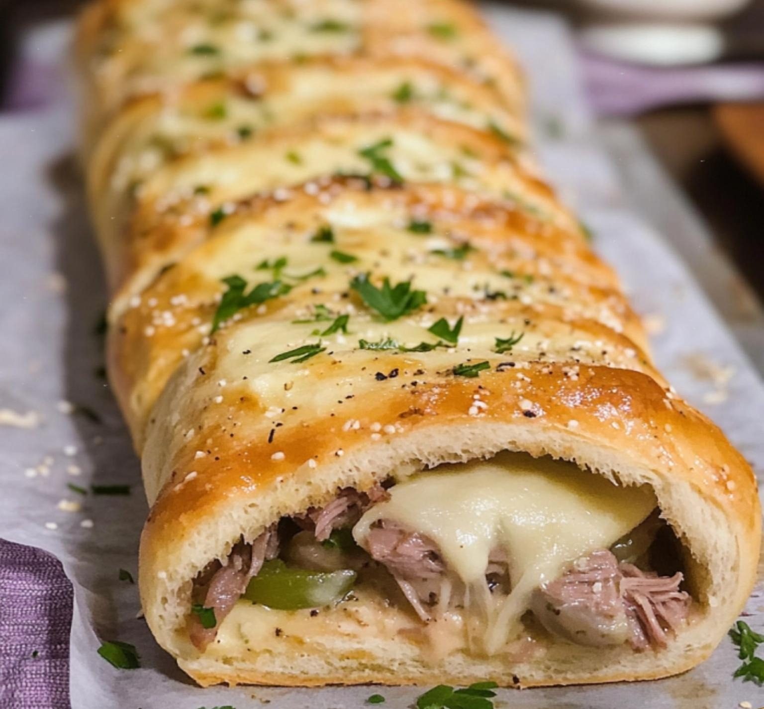 Cheesesteak Stromboli