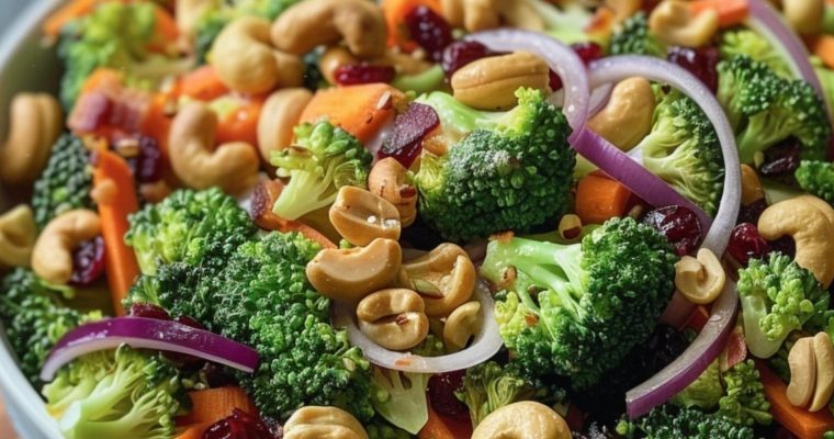 Broccoli Cashew Salad
