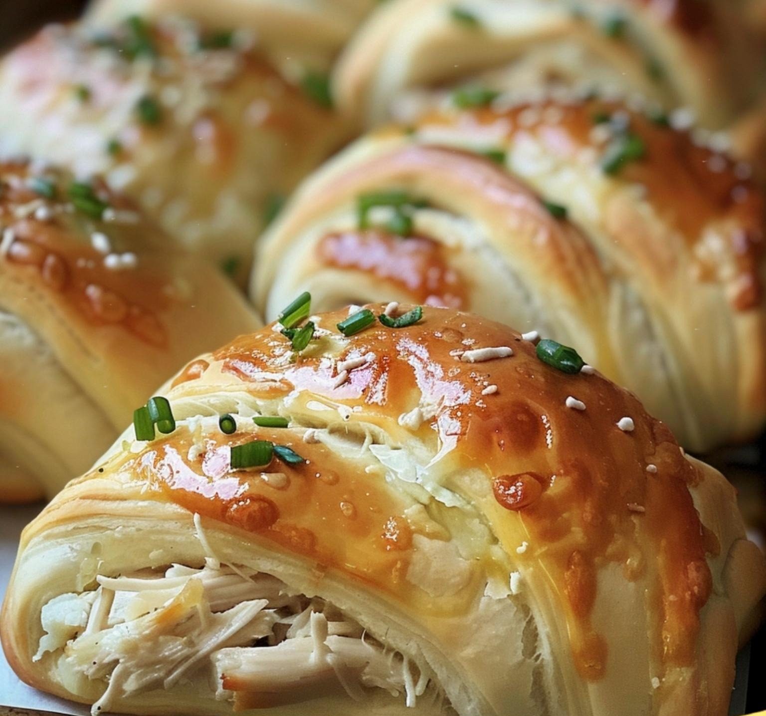 Chicken Stuffed Crescent Rolls