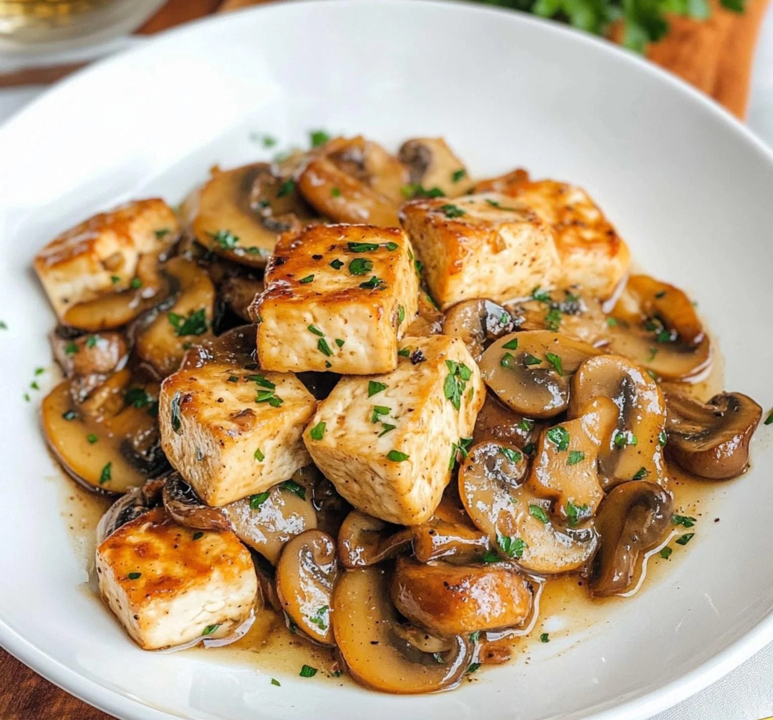 Tofu Mushroom