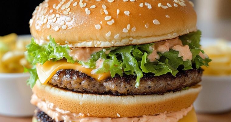Homemade Big Mac