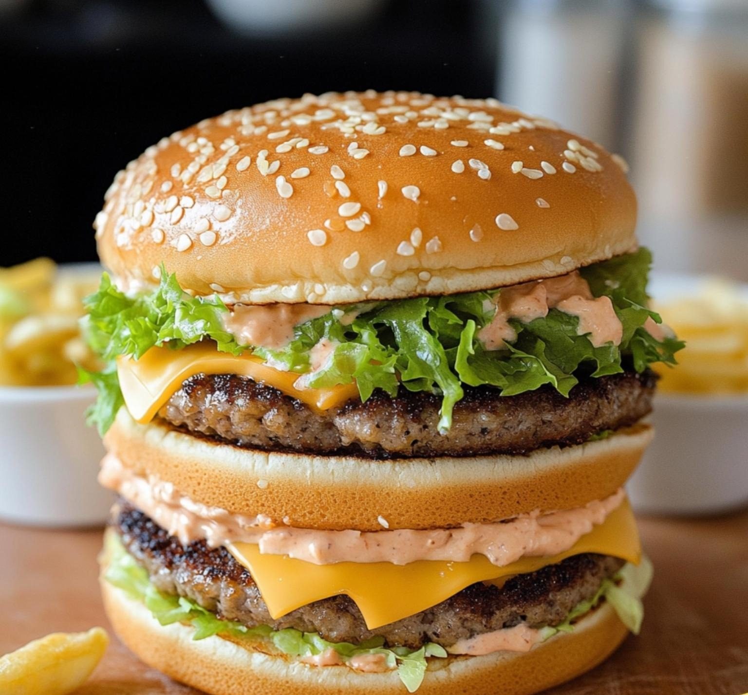 Homemade Big Mac