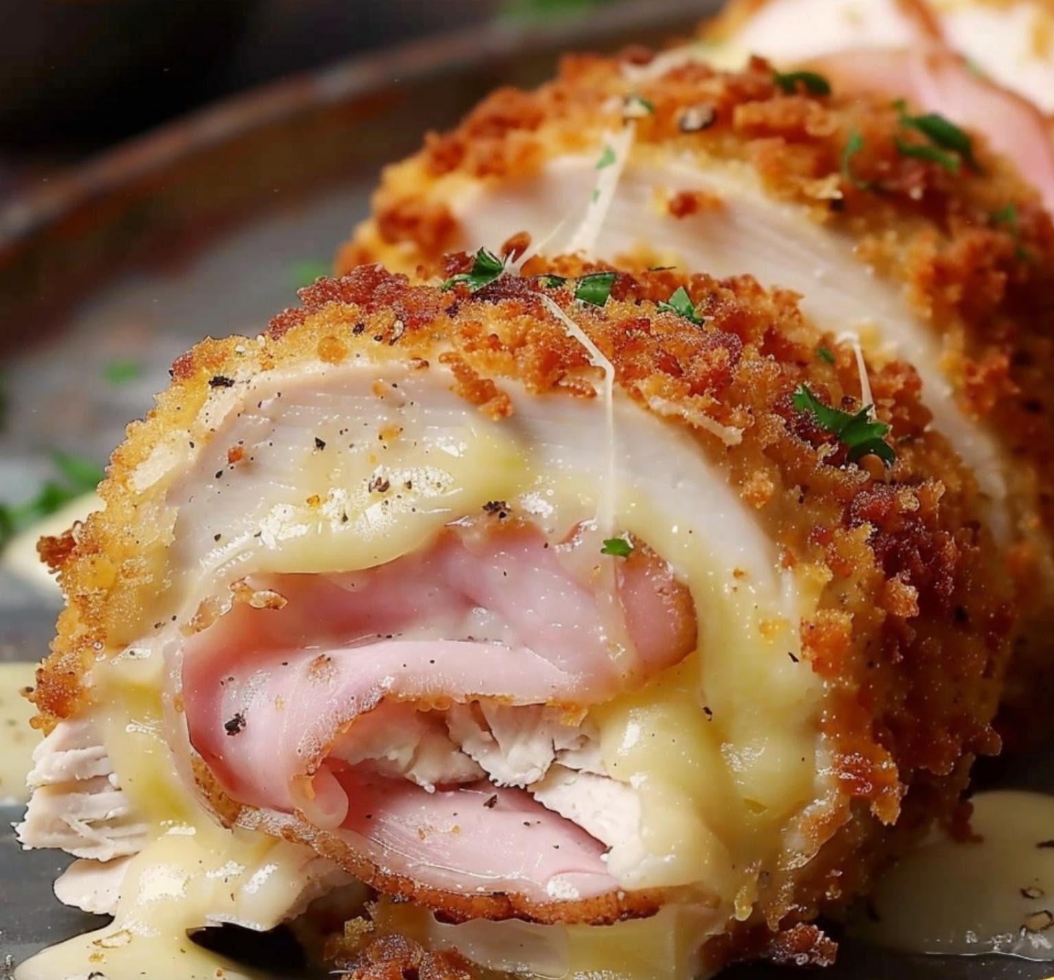 Creamy Chicken Cordon Bleu
