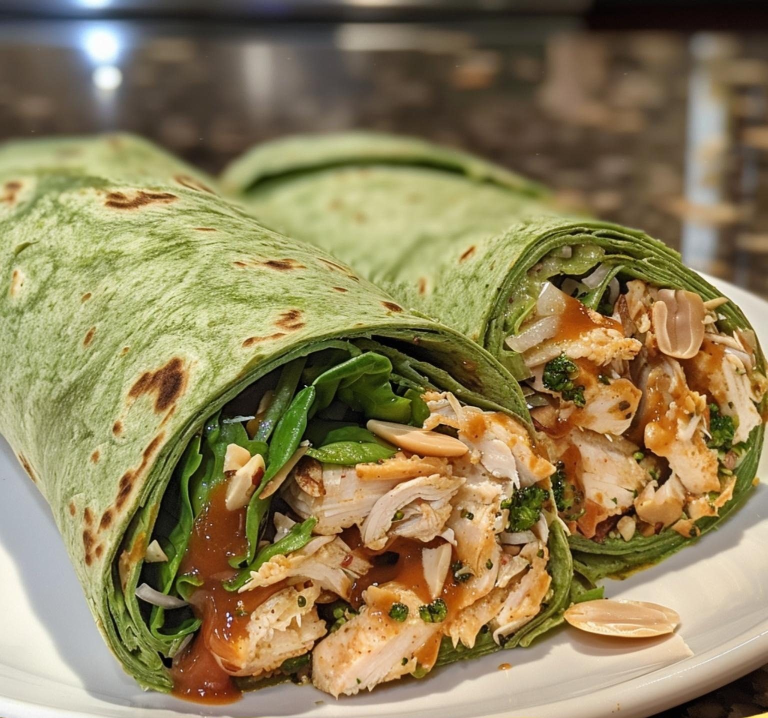 Barbecue Chicken Wrap