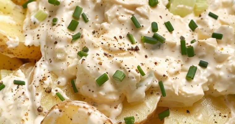 French Onion Dip Potato Salad