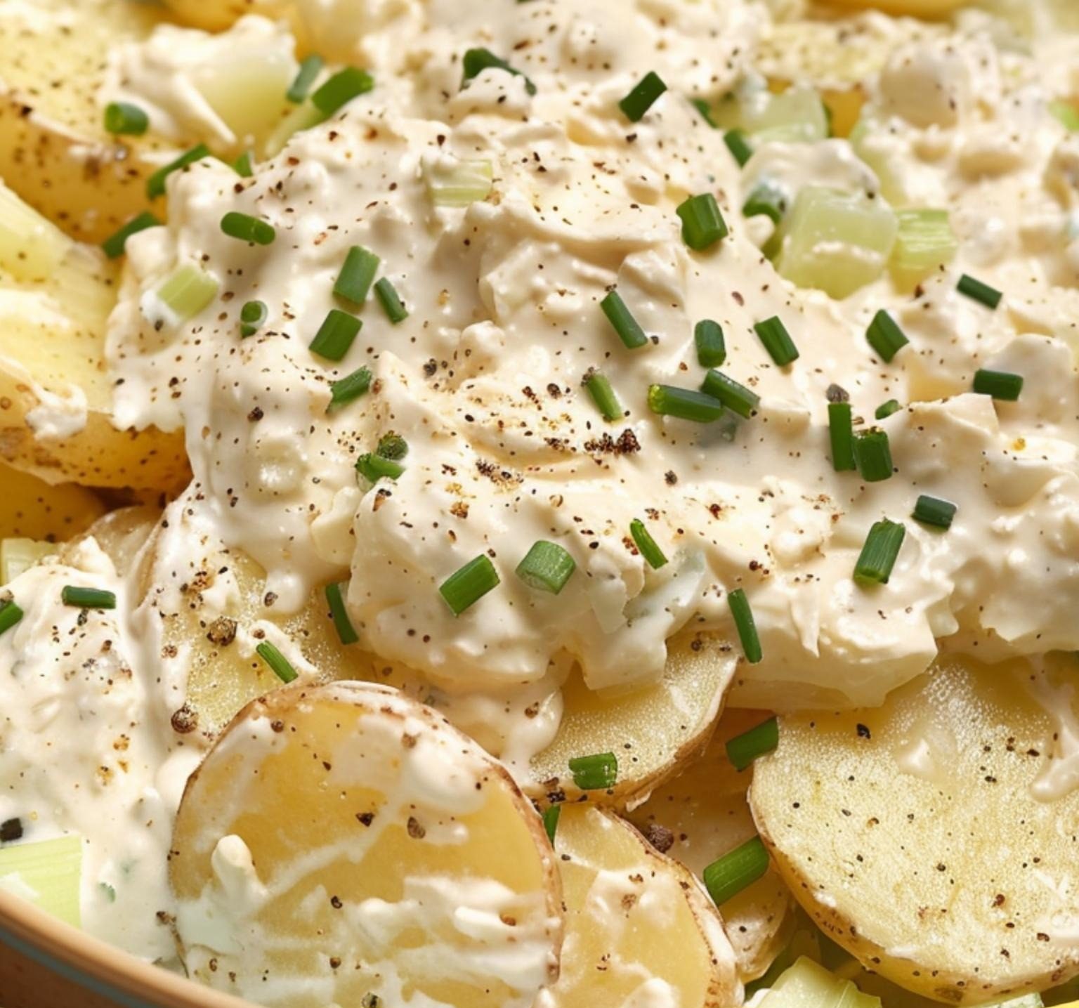 French Onion Dip Potato Salad