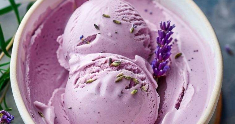 Lavender Ice Cream