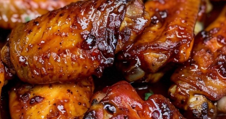 Honey Garlic Jerk Chicken Wings