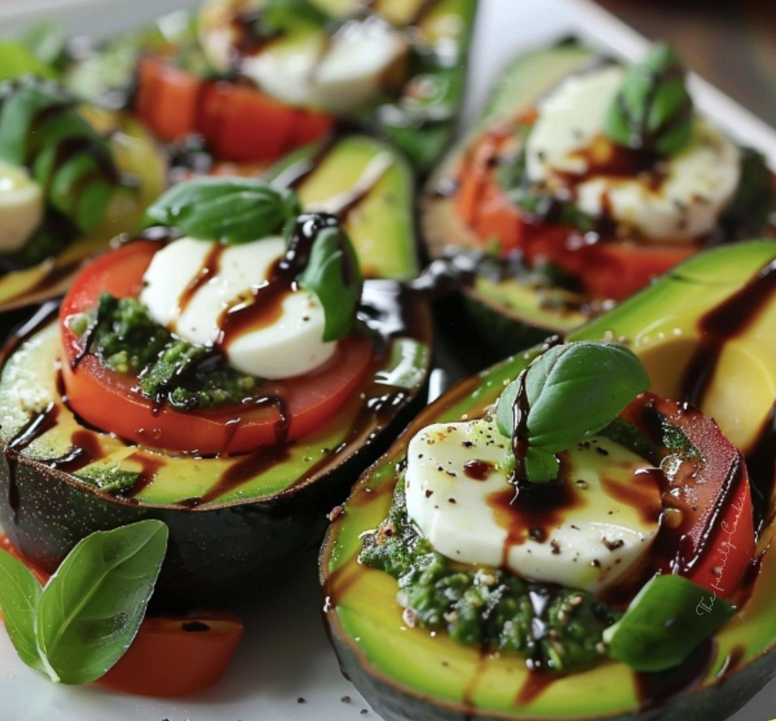 Caprese Stuffed Avocados