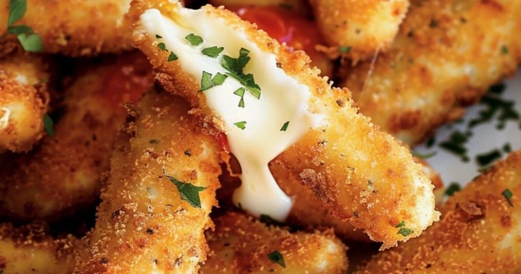 Homemade Mozzarella Sticks
