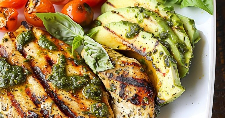 Grilled Pesto Chicken