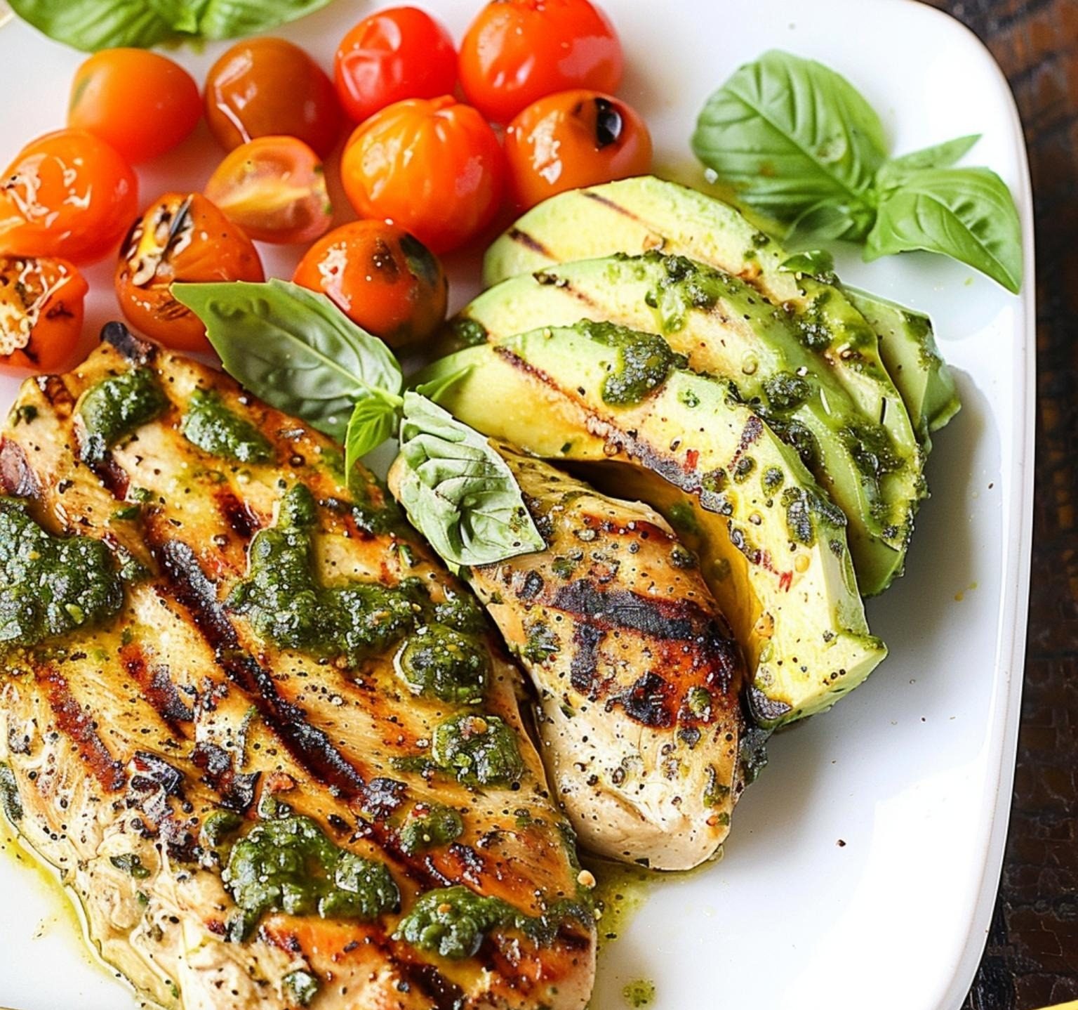 Grilled Pesto Chicken