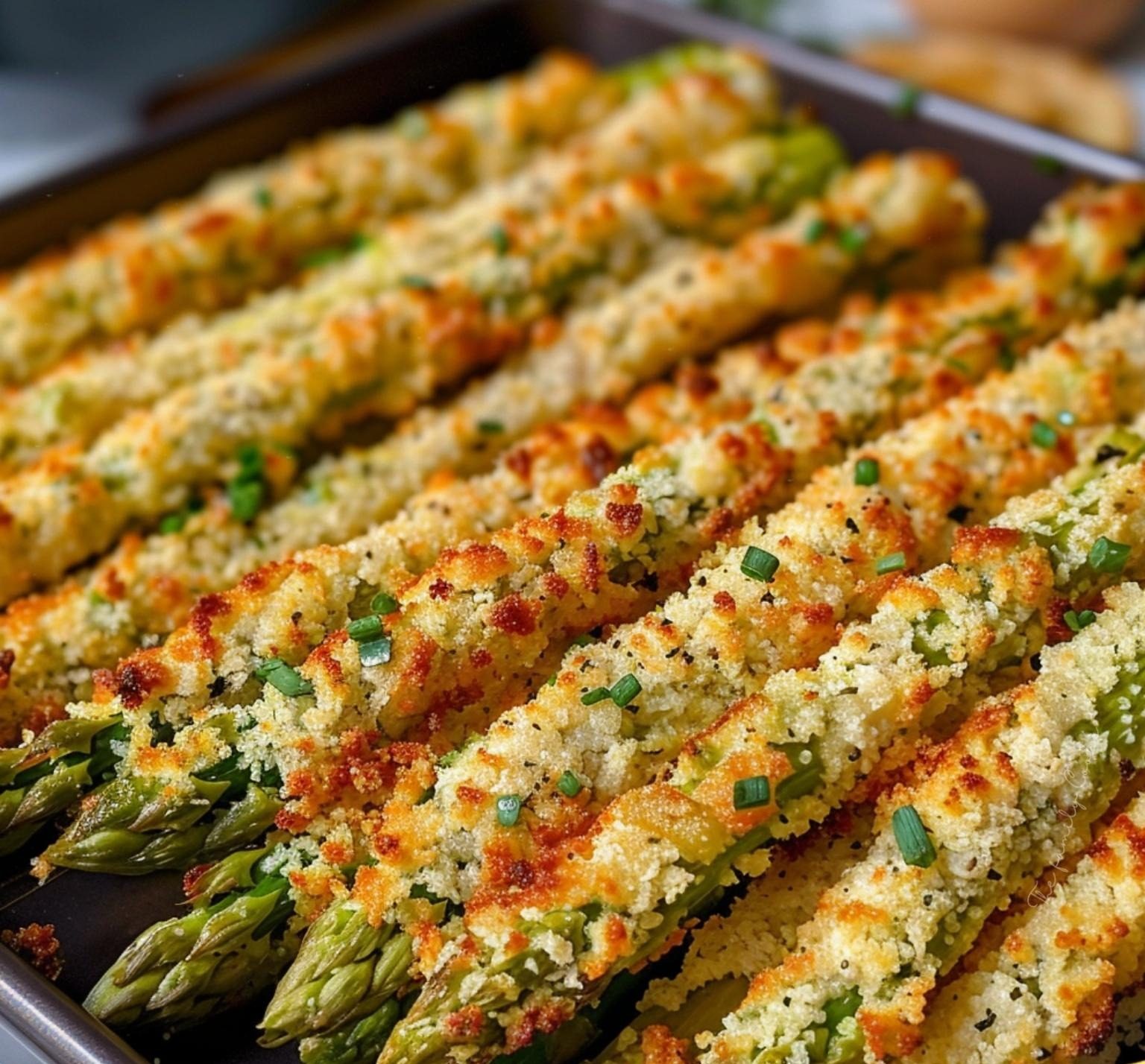 Crispy Parmesan Asparagus Sticks