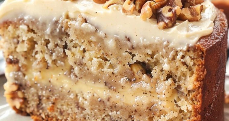 Banana Walnut Cake