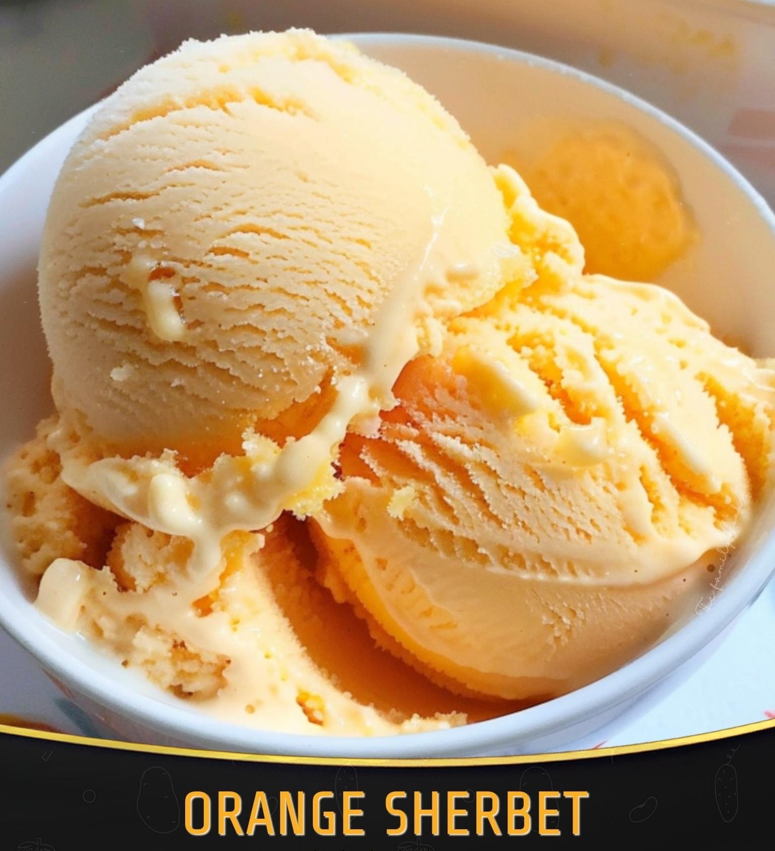 ORANGE SHERBET