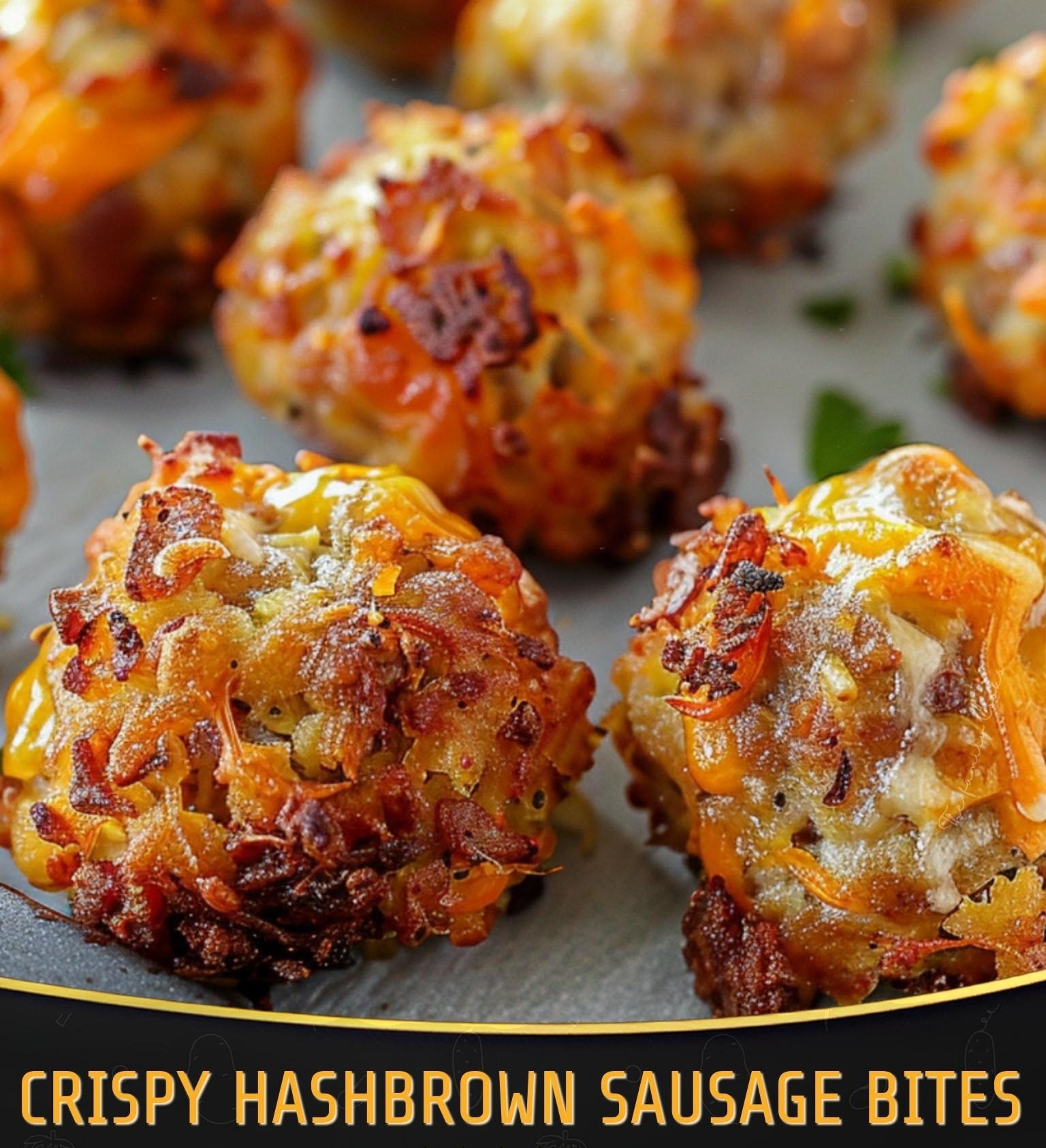 Crispy Hashbrown Sausage Bites