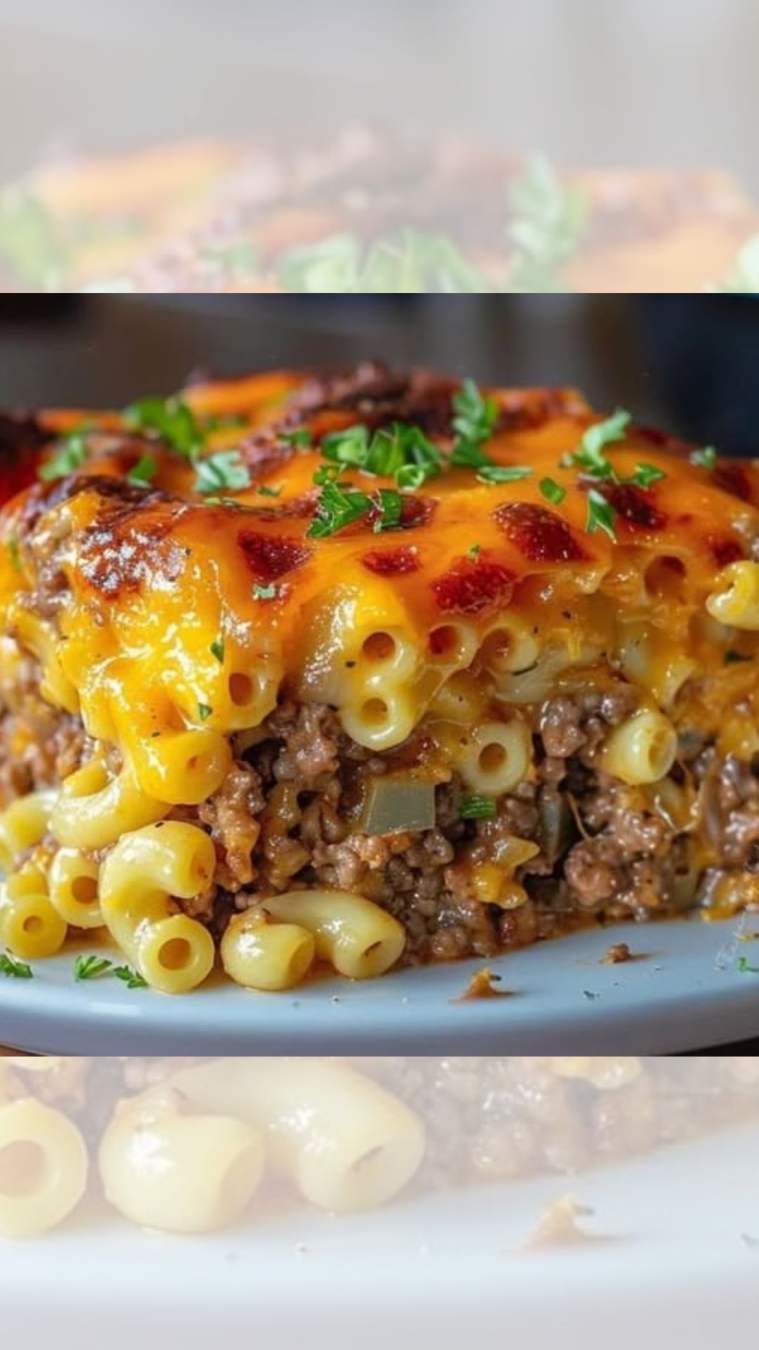 Mac and Cheese Meatloaf Casserole