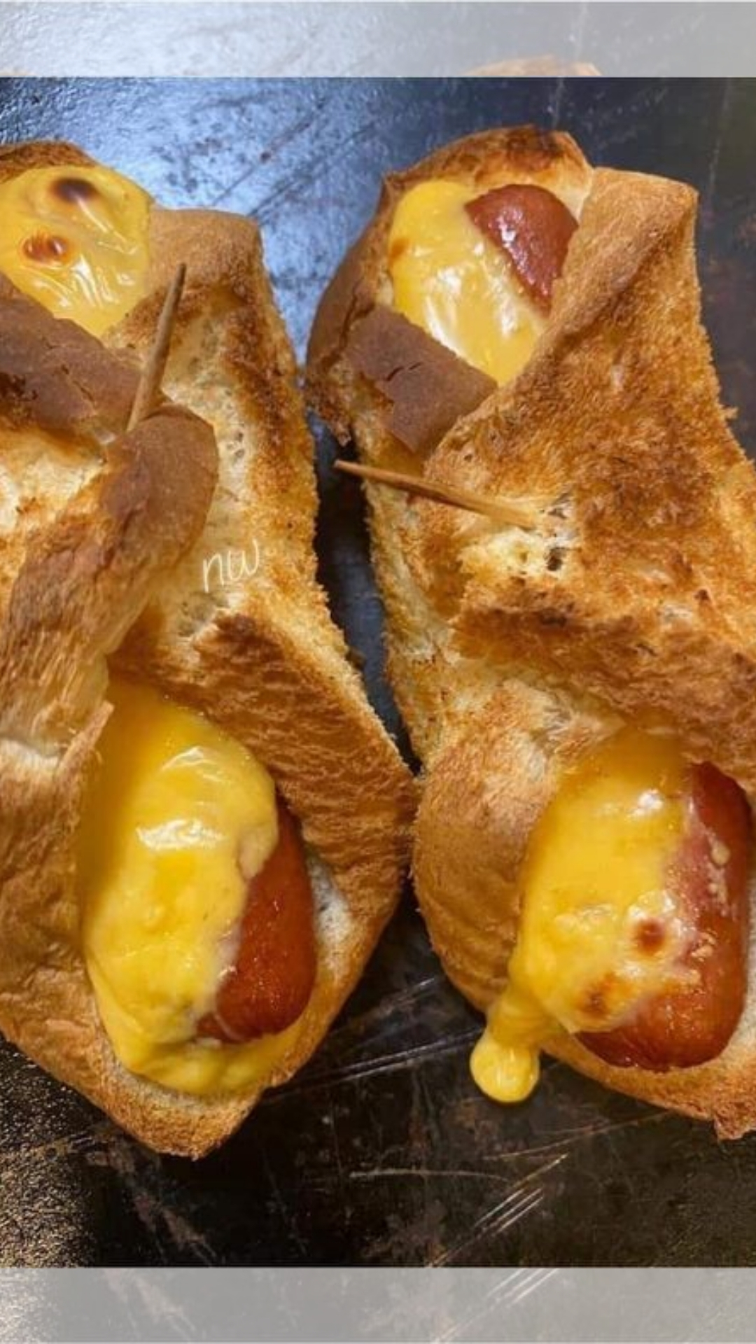 TOASTED HOT DOG ROLL-UPS