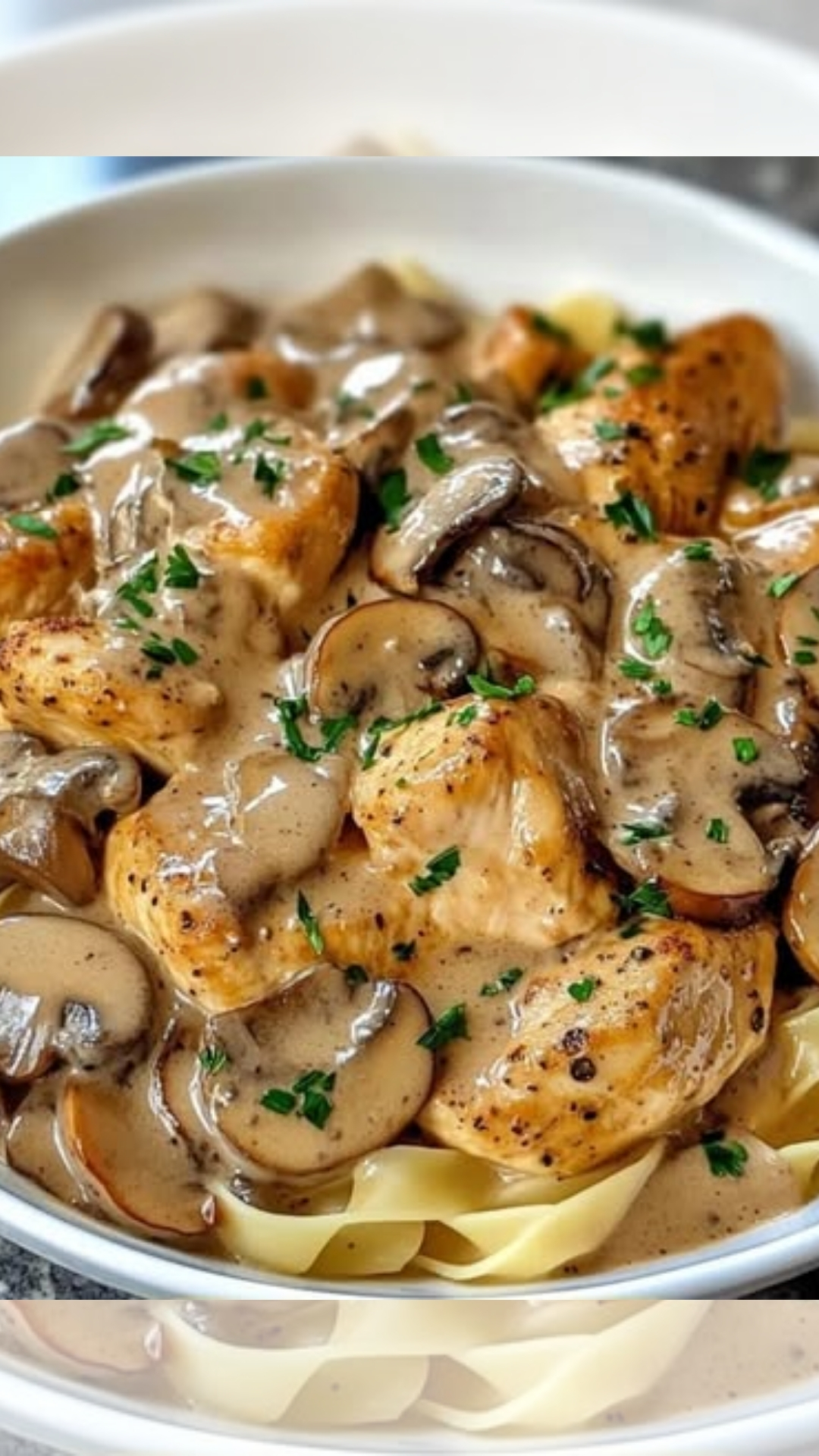 Chicken Mushroom Stroganoff