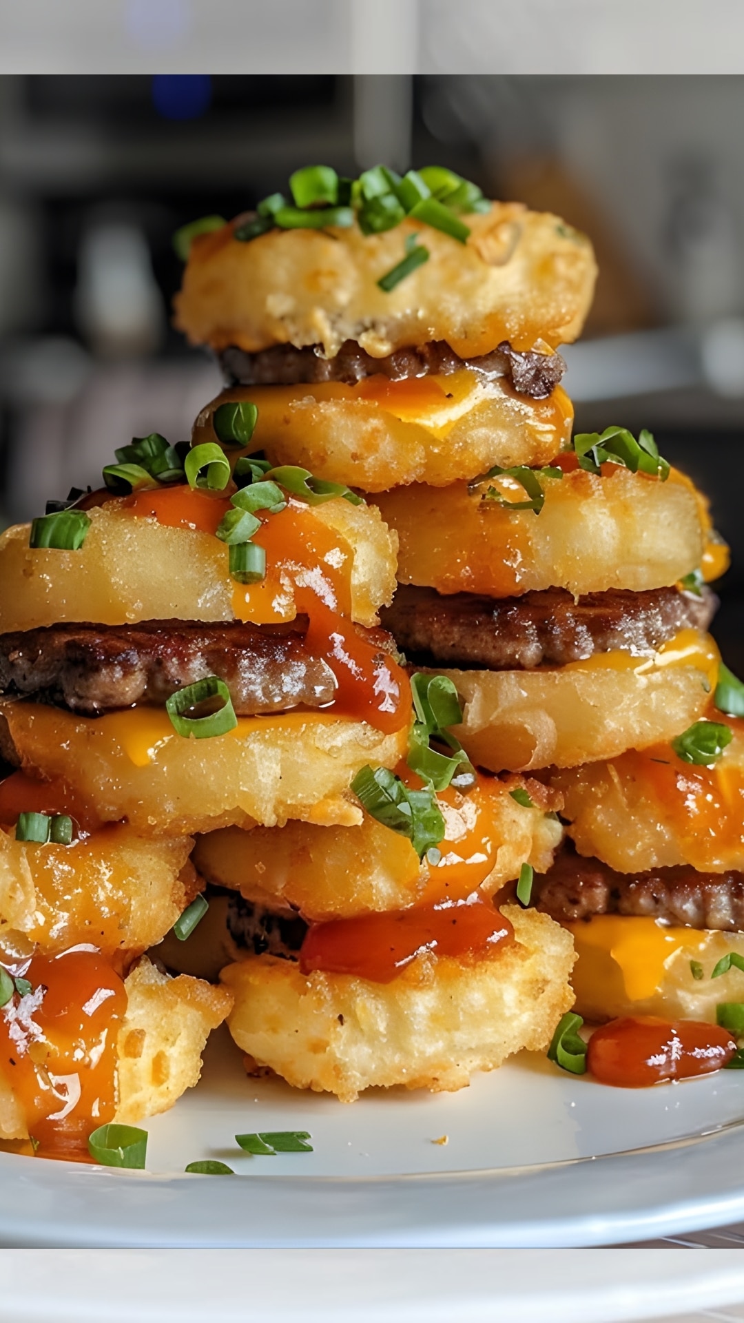 Mini Tater Tot Cheeseburgers
