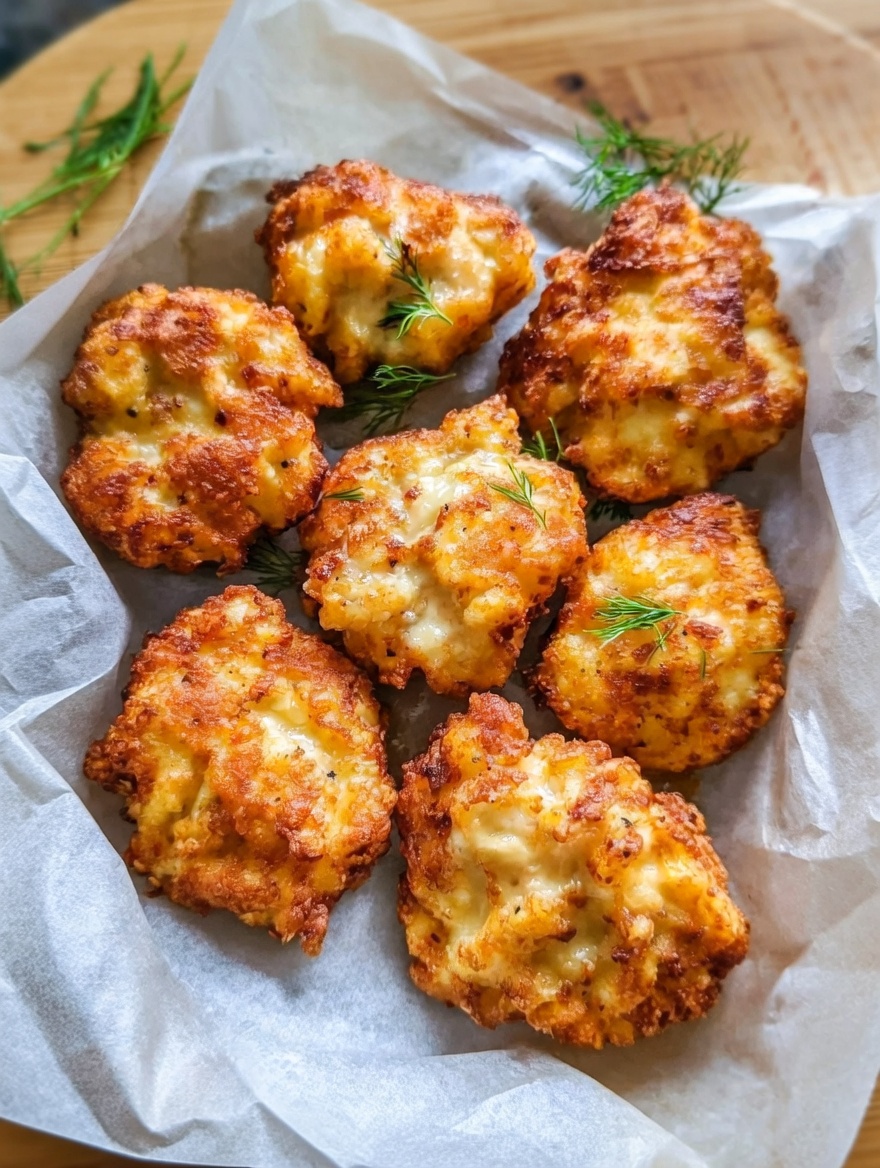 Cauliflower Cheese Fritters